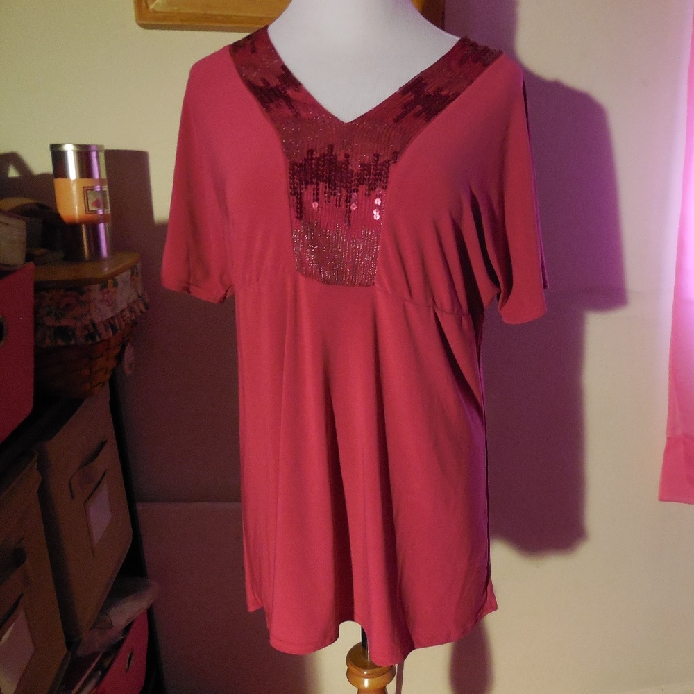 Antthony empire waist tunic blouse